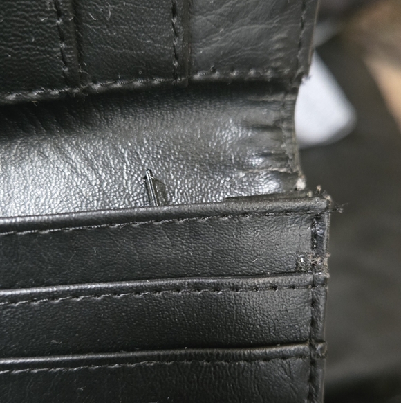 Gucci Black Vintage Traditional Logo Unauthenticated Used/vintage 7.5"×4" - Picture 7 of 8